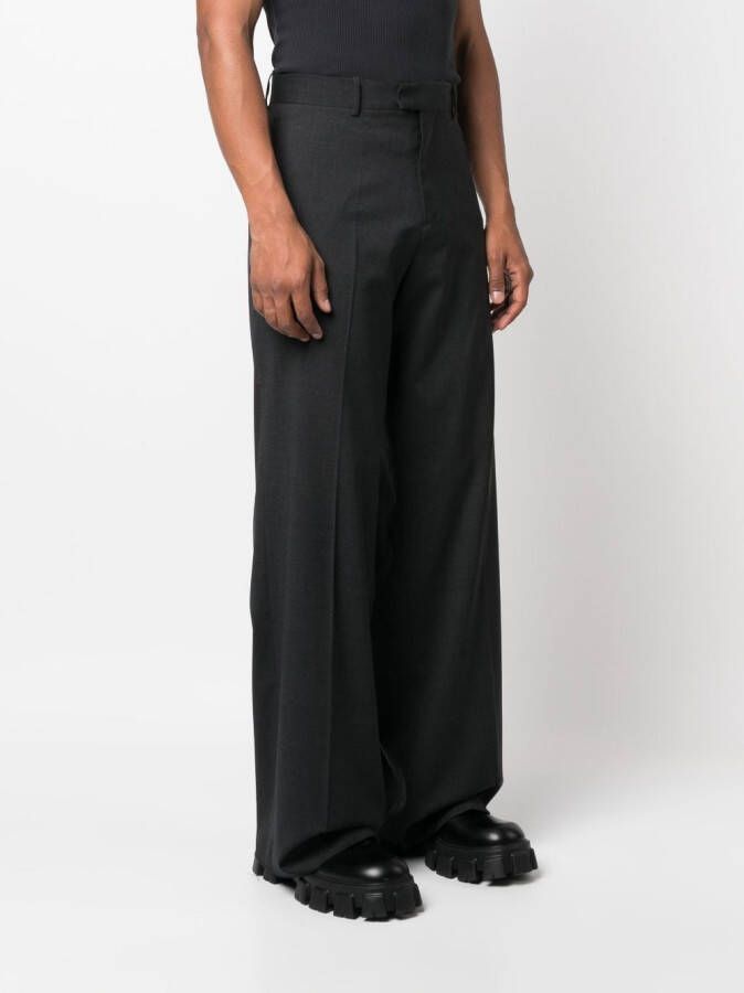 Raf Simons Broek met wijde pijpen Grijs