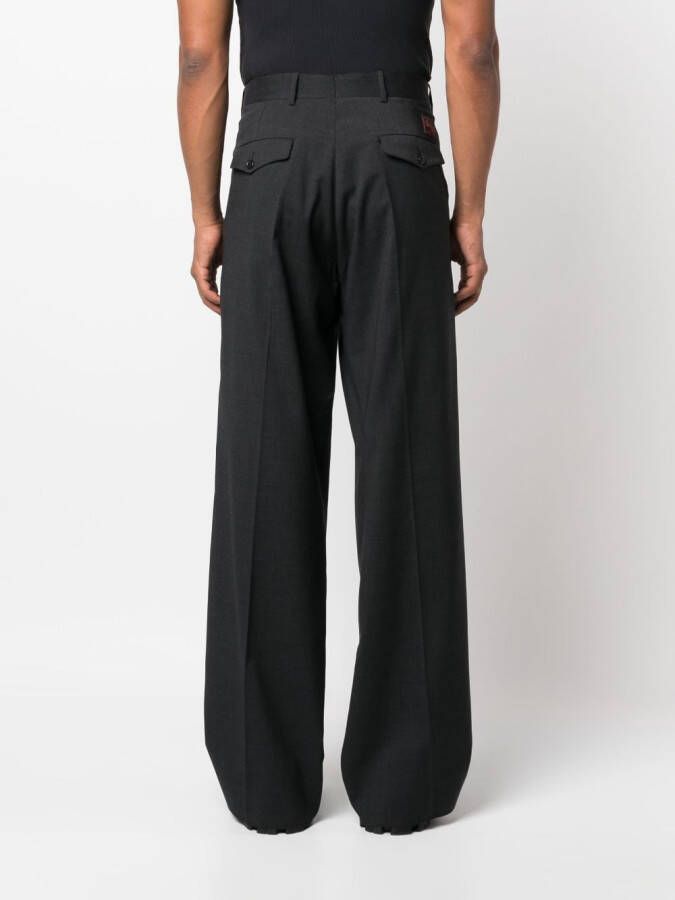 Raf Simons Broek met wijde pijpen Grijs