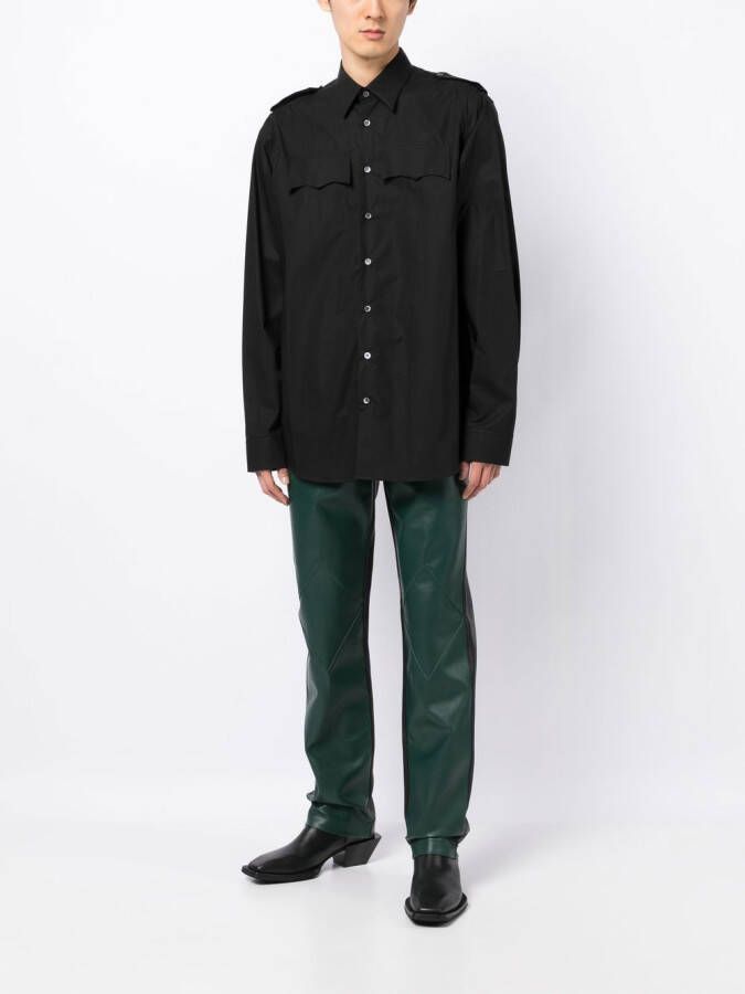 Raf Simons Button-up shirt Zwart