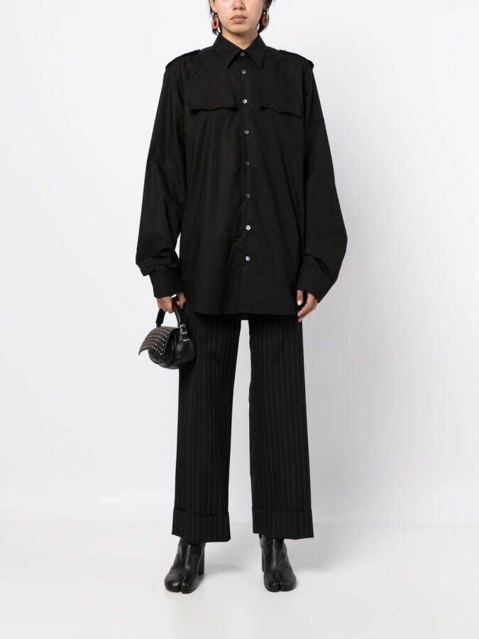Raf Simons Button-up shirt Zwart