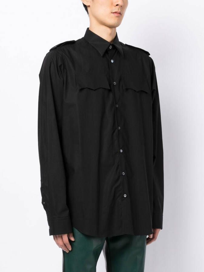 Raf Simons Button-up shirt Zwart