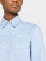 Raf Simons Cropped blouse Blauw - Thumbnail 3