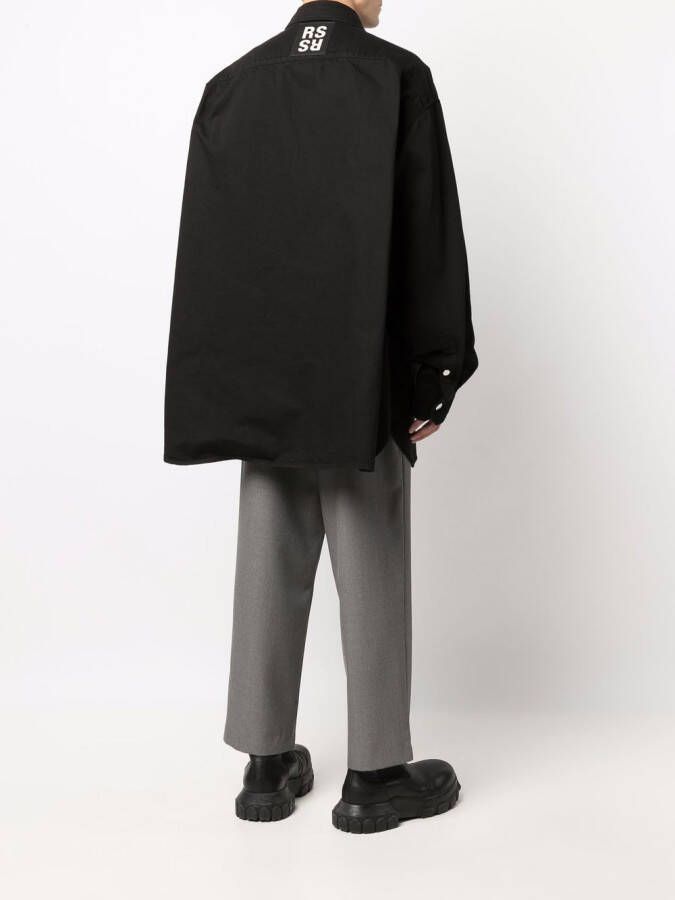 Raf Simons Denim overhemd Zwart