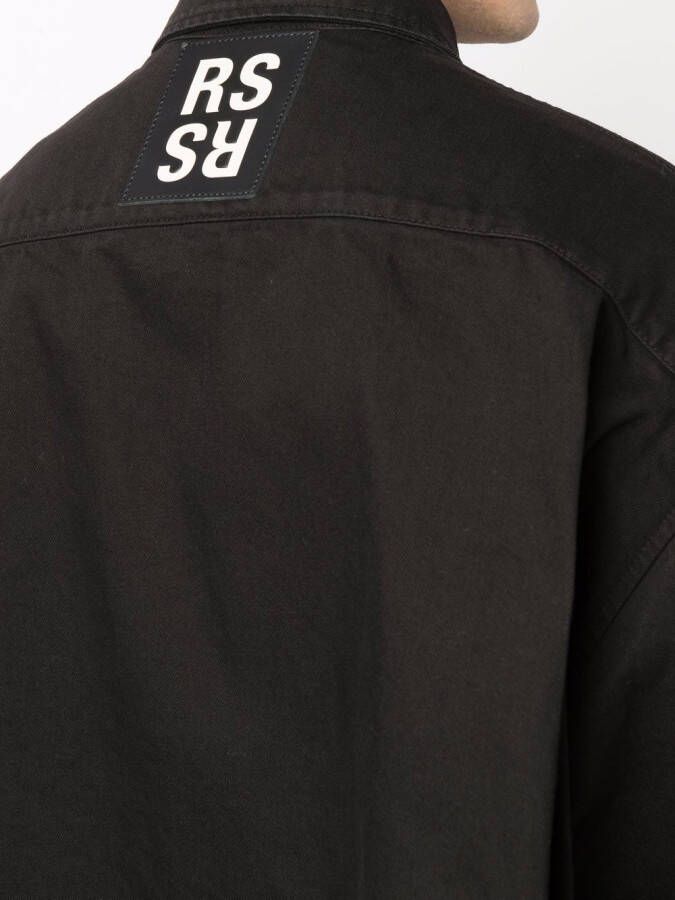 Raf Simons Denim overhemd Zwart