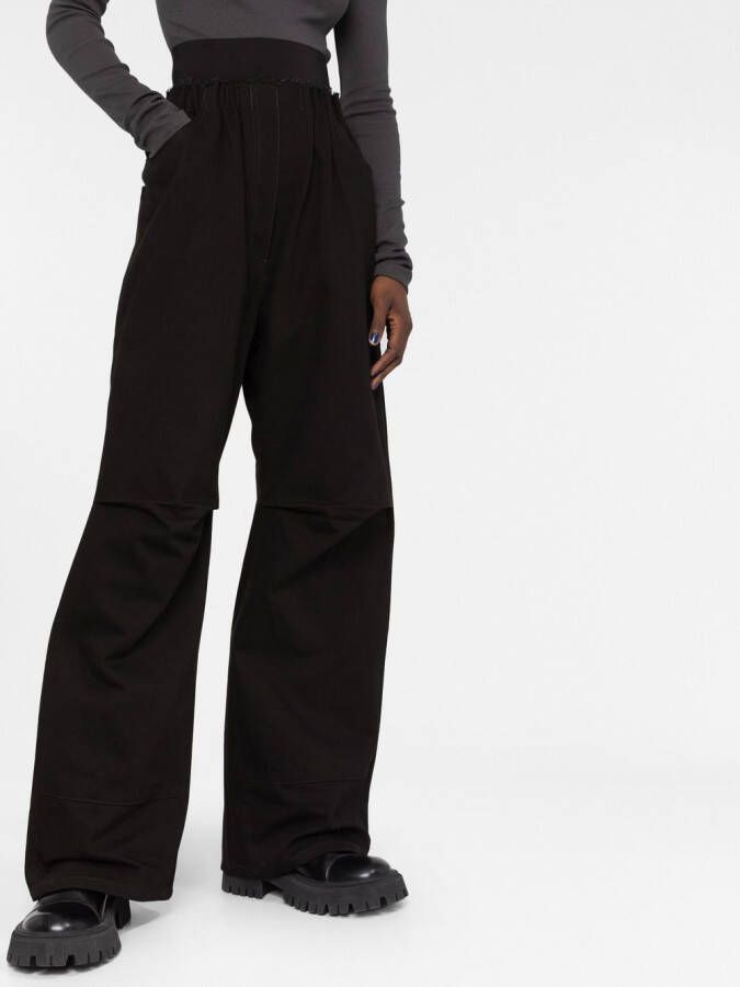 Raf Simons High waist jeans Zwart