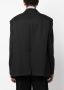 Raf Simons Blazer met enkele rij knopen Zwart - Thumbnail 4
