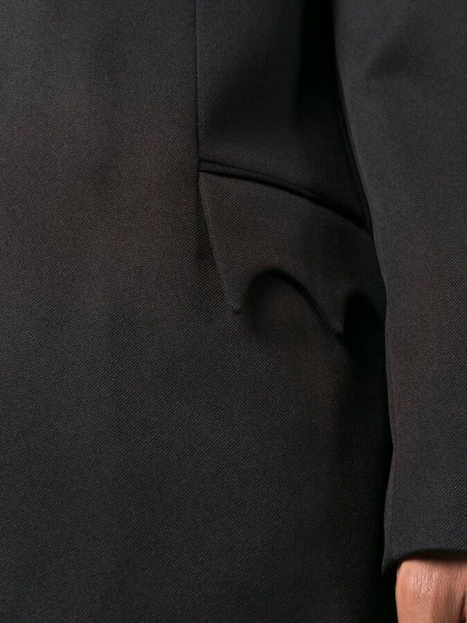Raf Simons Blazer met enkele rij knopen Zwart