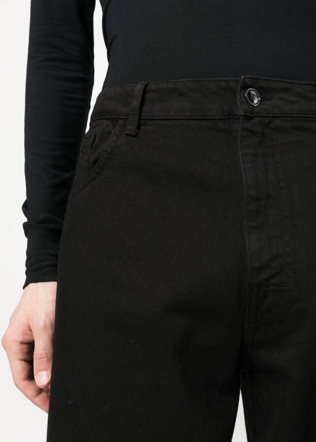 Raf Simons Jeans met logopatch Zwart