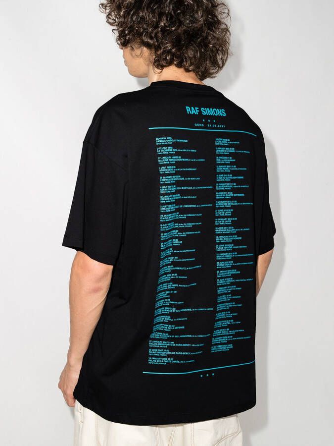 Raf Simons Katoenen T-shirt Zwart
