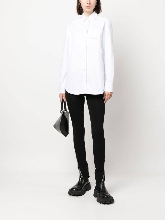 Raf Simons Blouse met logopatch Wit