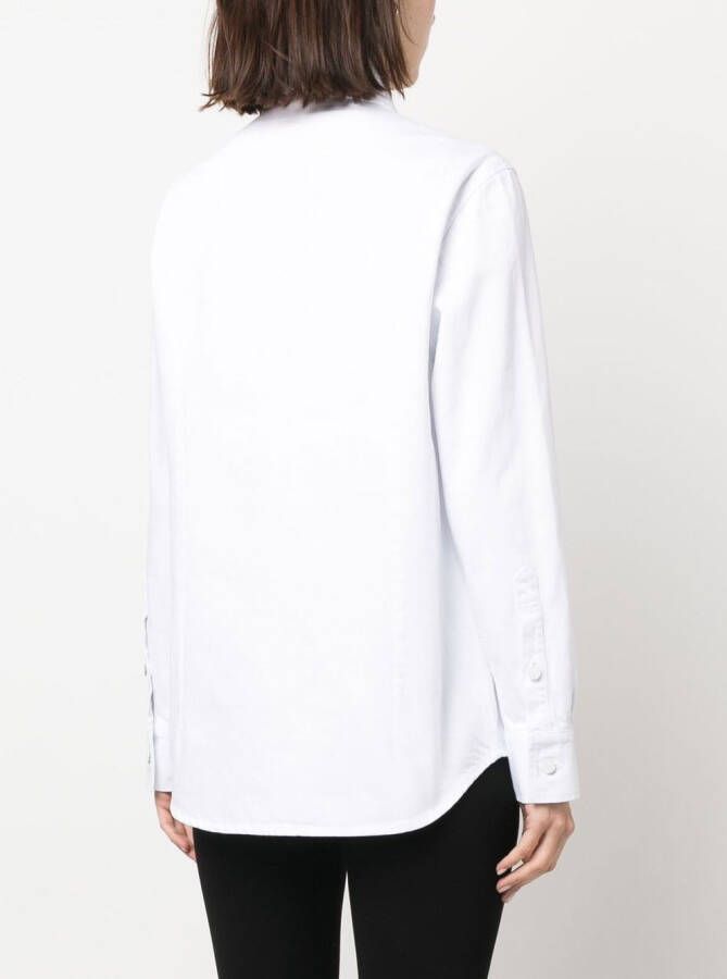 Raf Simons Blouse met logopatch Wit