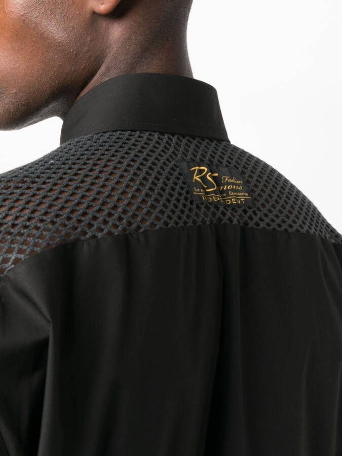 Raf Simons Overhemd met logopatch Zwart