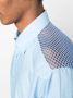 Raf Simons Overhemd met mesh vlak Blauw - Thumbnail 5