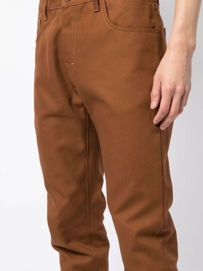 Raf Simons Slim-fit broek Bruin