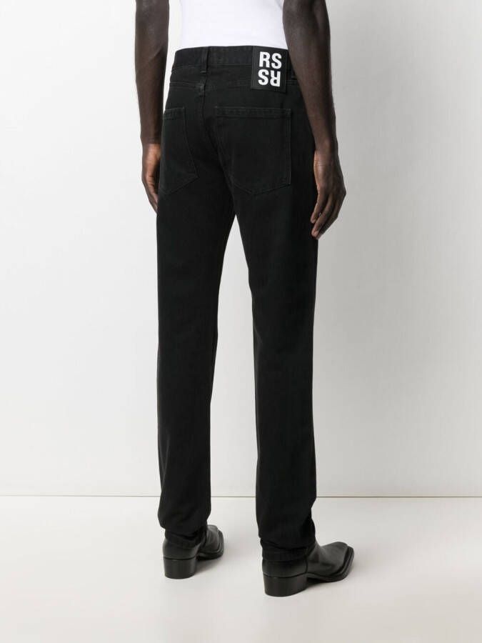 Raf Simons Slim-fit jeans Zwart