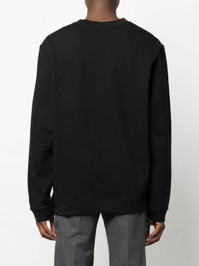 Raf Simons Sweater met tekst Zwart