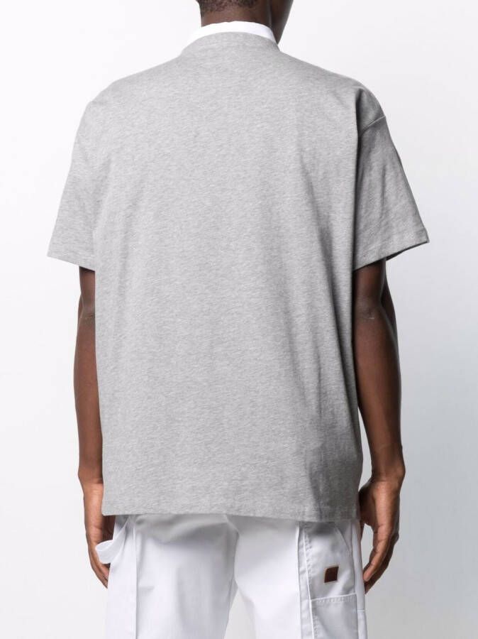 Raf Simons T-shirt met print Grijs