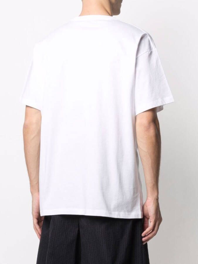 Raf Simons T-shirt met print Wit