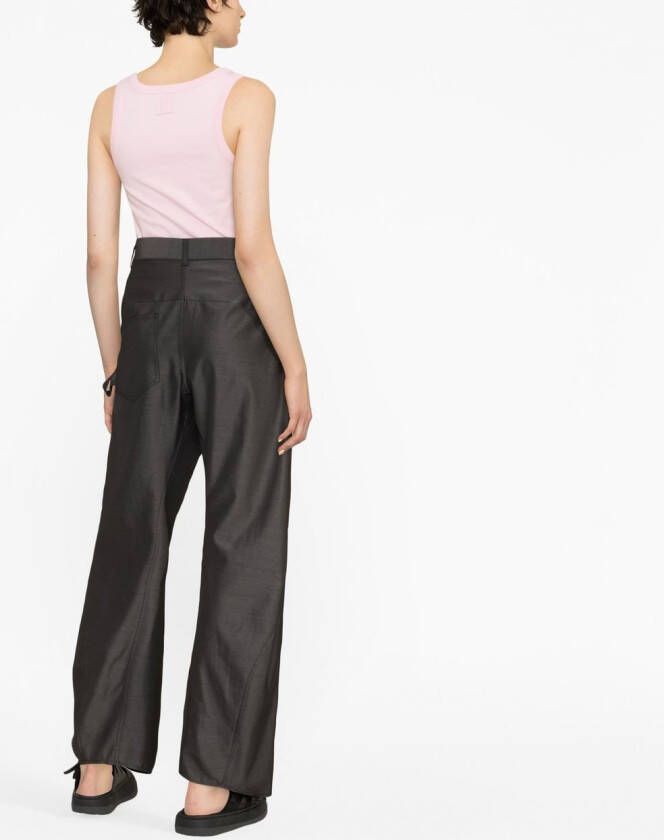 Raf Simons Tanktop met logoprint Roze