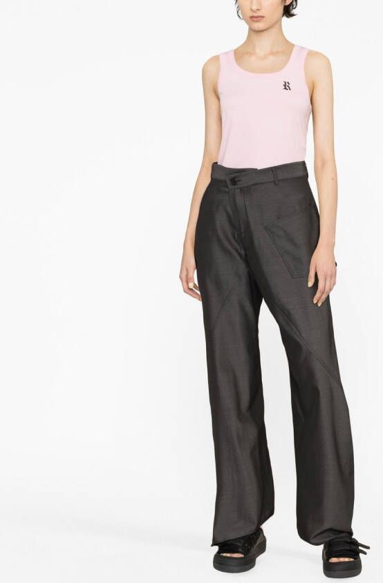 Raf Simons Tanktop met logoprint Roze