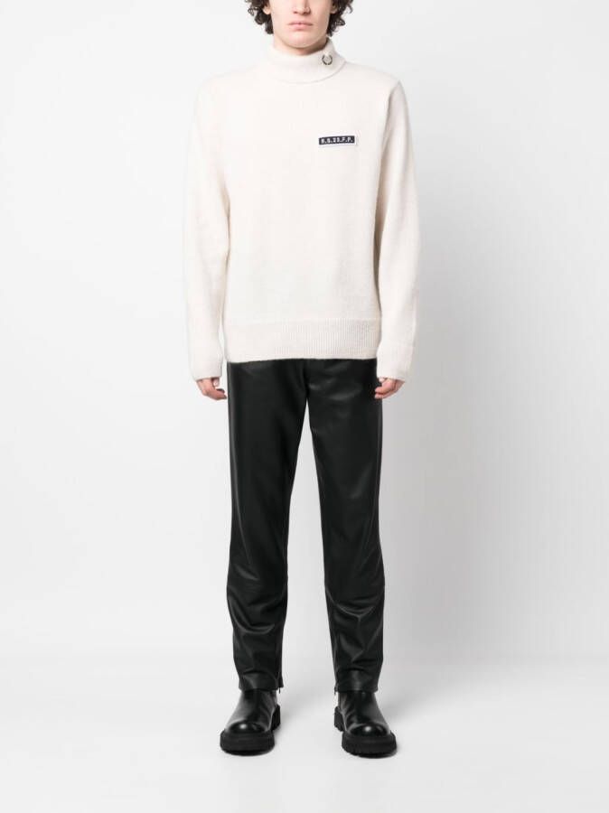 Raf Simons X Fred Perry Coltrui met logopatch Beige