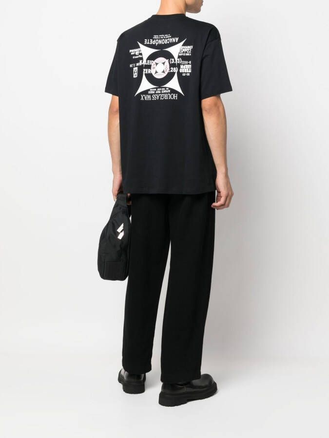 Raf Simons X Fred Perry T-shirt met logopatch Zwart