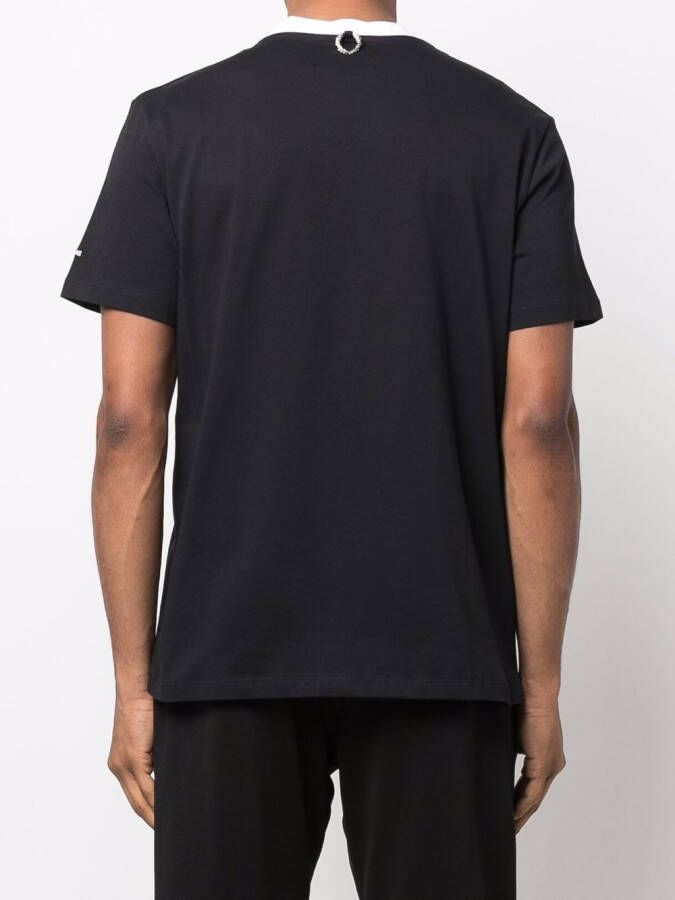 Raf Simons X Fred Perry T-shirt met veiligheidsspeld Zwart