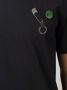 Raf Simons X Fred Perry T-shirt met veiligheidsspeld Zwart - Thumbnail 5