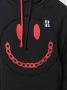 Raf Simons x Smiley hoodie met gerafelde afwerking Zwart - Thumbnail 5