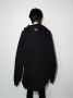 Raf Simons x Smiley oversized hoodie Zwart - Thumbnail 3