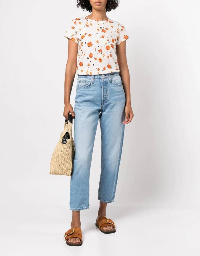 rag & bone Cropped jeans Blauw