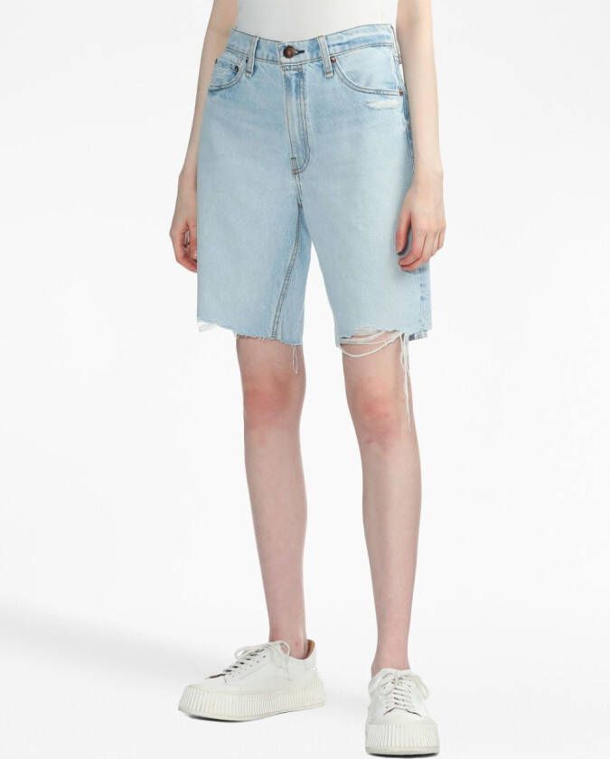 rag & bone Denim shorts Blauw