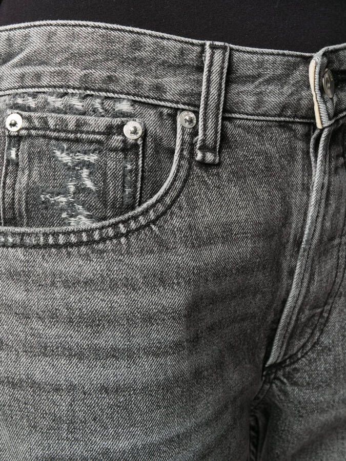 rag & bone Denim shorts Zwart