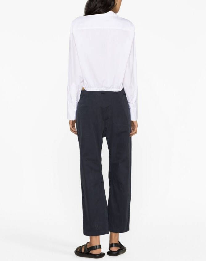rag & bone Katoenen blouse Blauw