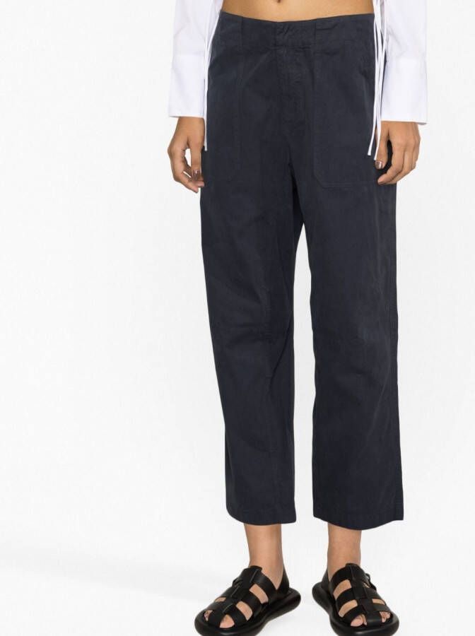 rag & bone Katoenen blouse Blauw