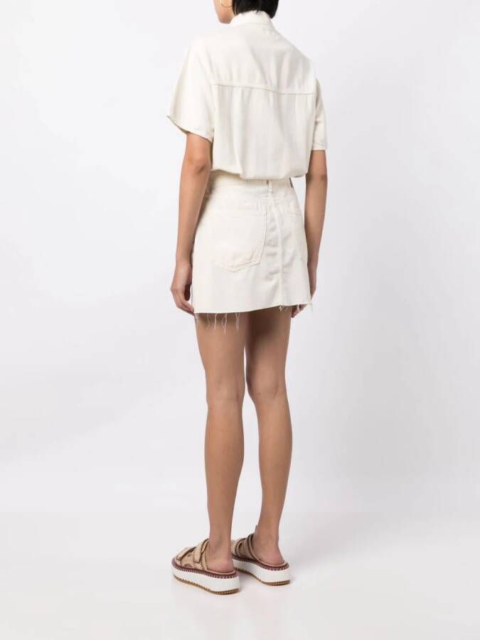 rag & bone Denim mini-jurk Beige