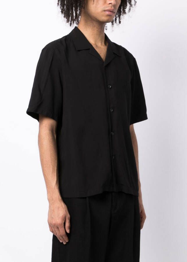 rag & bone Overhemd met korte mouwen Zwart