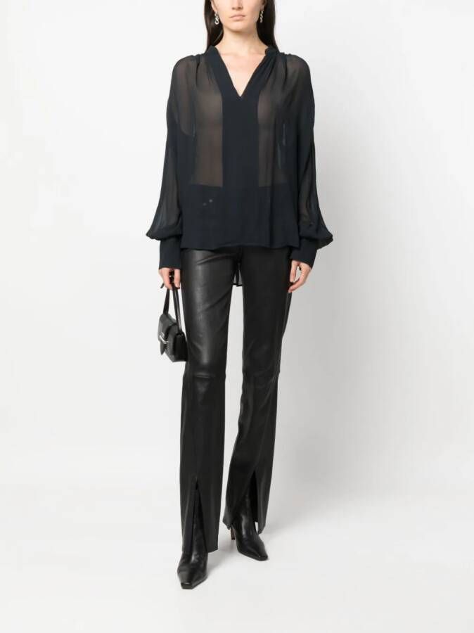 rag & bone Oversized blouse Blauw