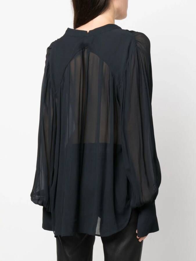 rag & bone Oversized blouse Blauw