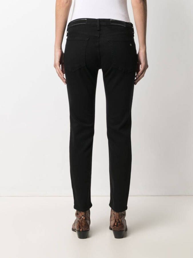rag & bone Slim-fit jeans Zwart