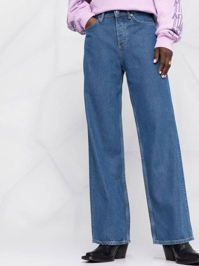 rag & bone Straight jeans Blauw