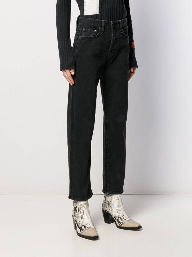 rag & bone Straight jeans Zwart