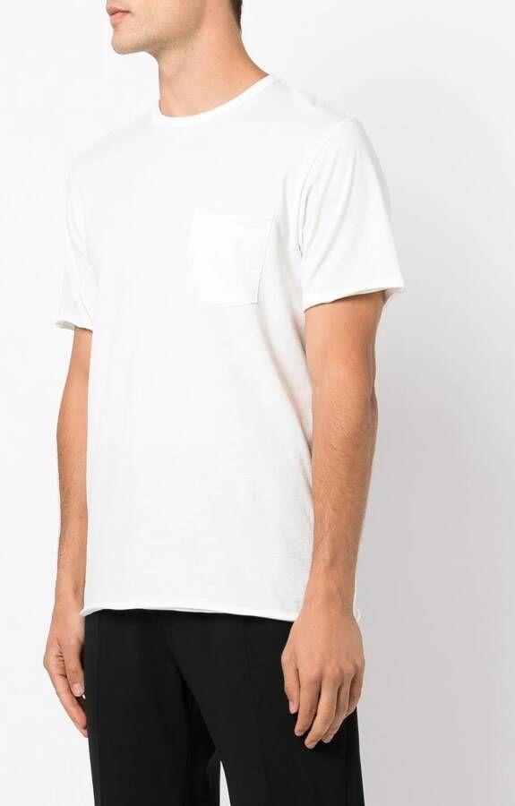 rag & bone T-shirt van biologisch katoen Wit