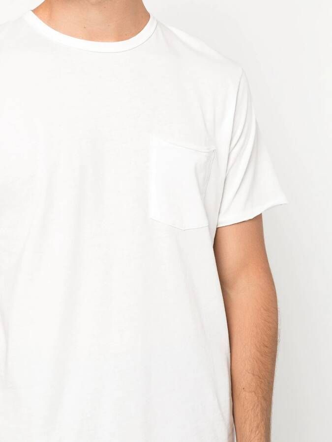 rag & bone T-shirt van biologisch katoen Wit