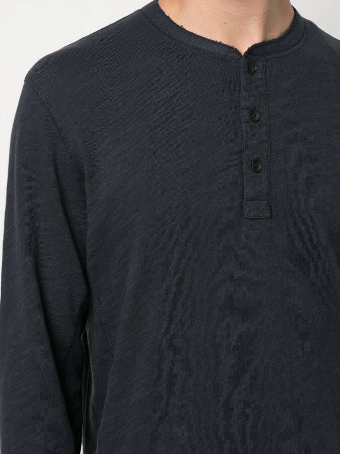 rag & bone Top met ronde hals Blauw