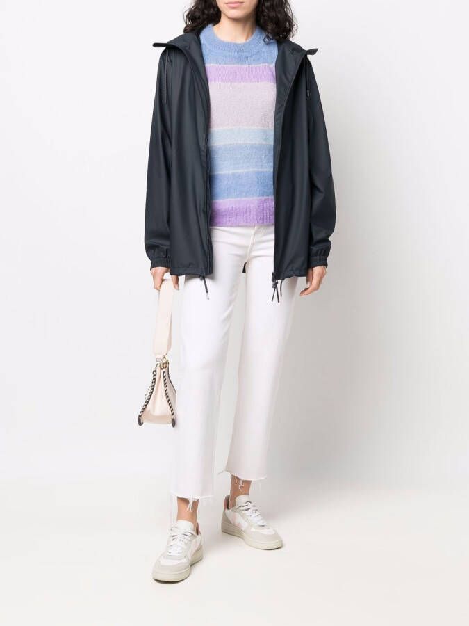Rains Jack met capuchon Blauw