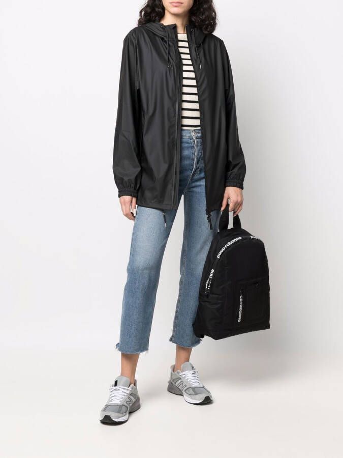 Rains Jack met capuchon Zwart