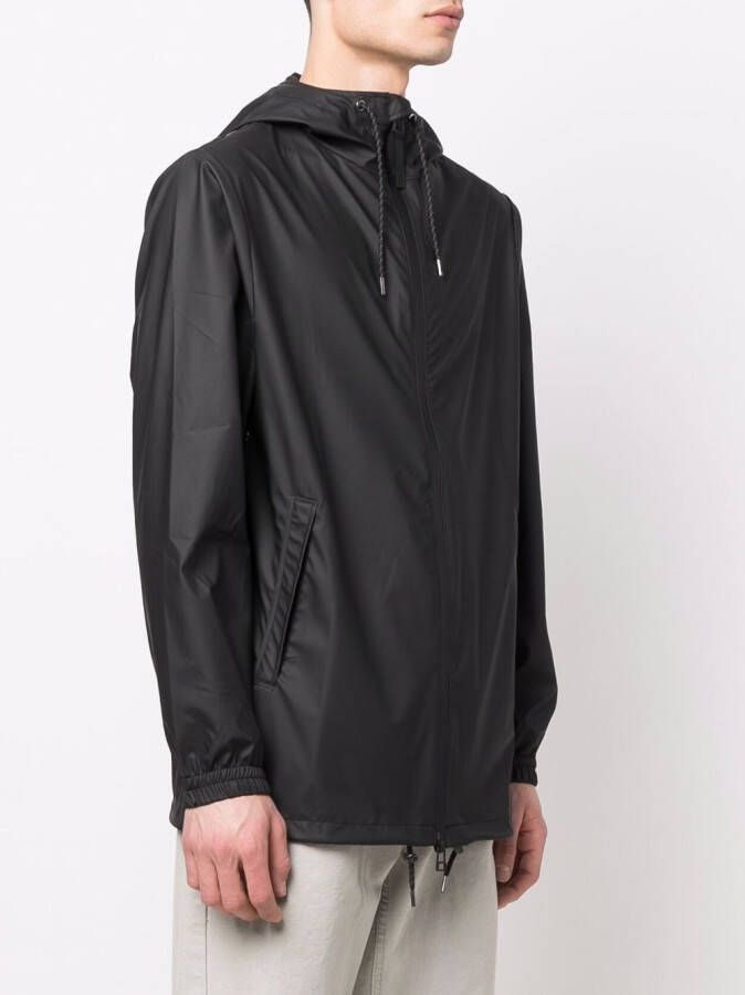 Rains Jack met capuchon Zwart