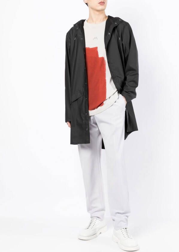 Rains Jack met capuchon Zwart