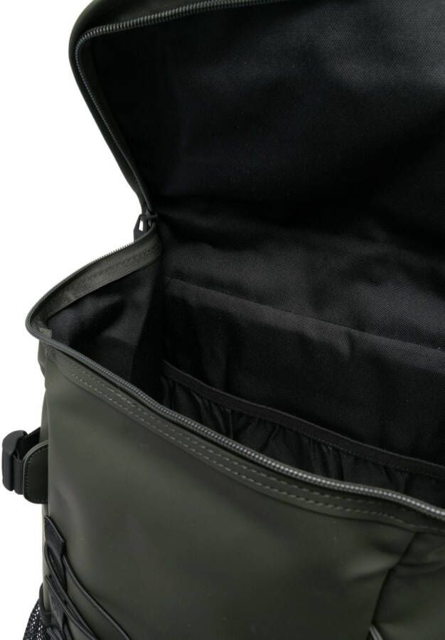 Rains Rugzak met logoprint Groen